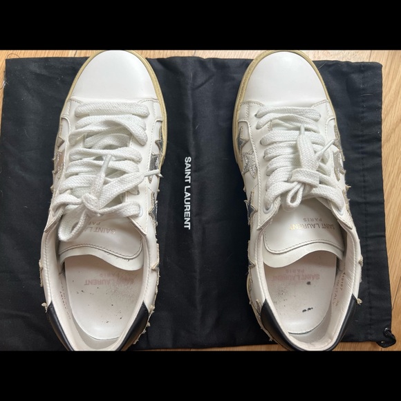 Saint Laurent Leather Sneakers (USED) - Picture 7 of 11